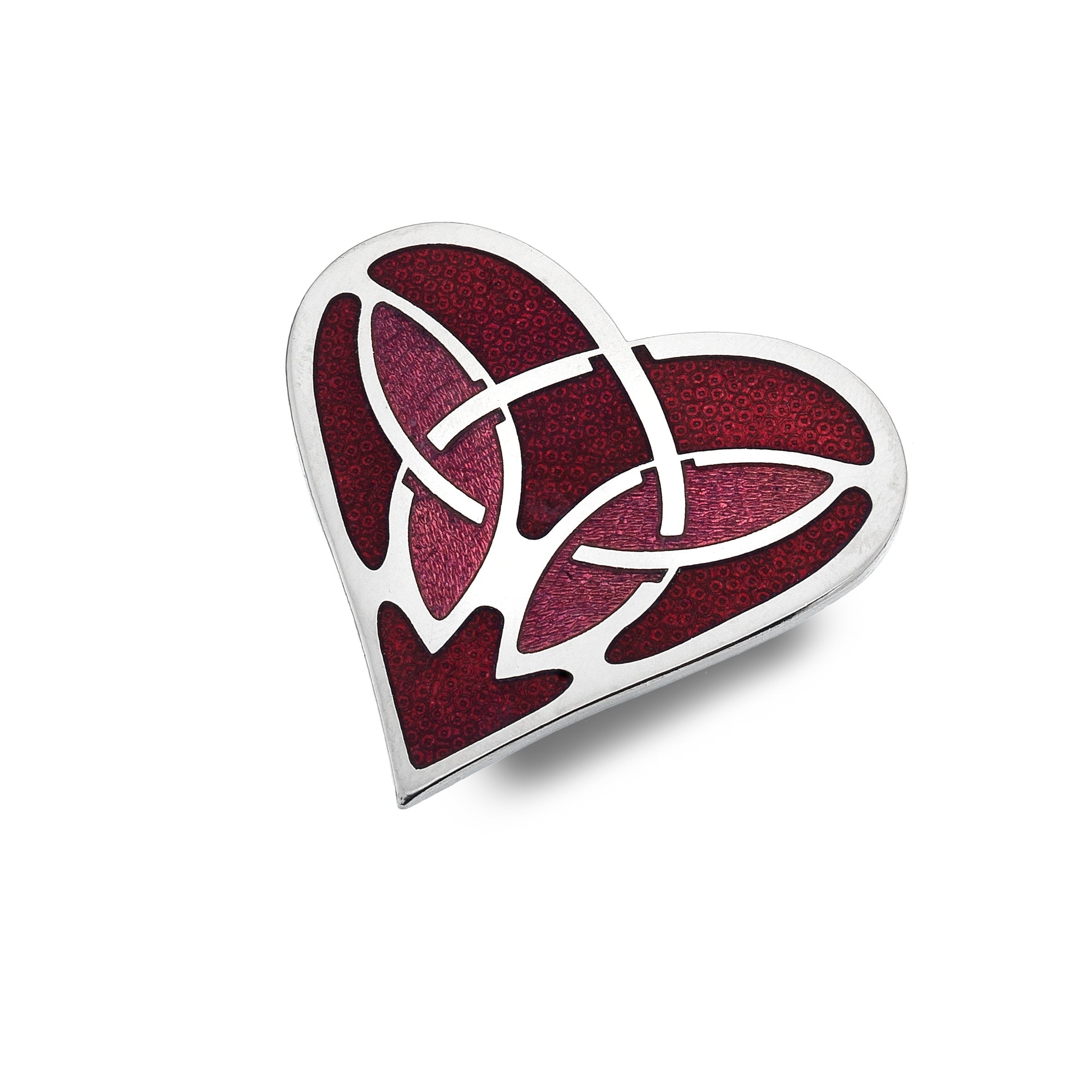 Celtic Love Heart Brooch